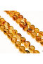 Baltic Amber Rosary with Inclusions – 99 Beads 9mm Round Prayer Tasbih 46.5g - 4