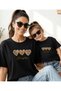 Leopard Enjoy Life Everyday Printed Design Tshirt - Mother-Daughter Combination T-Shirt - 4