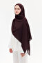 Jakar Rami Shawl with Baklava Pattern - Brown - 2