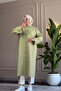 6596 - Comfortable and Stylish Zippered Soft Modal Fabric Long Women's Tunic - 3
