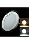 |   مصباح LED زجاجي غائر للإضاءة السفلية |   قابل للاختيار من بين 3 ألوان CCT |   أبيض |   لتركيب السقف المعلق - 2