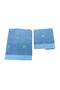 Towel Set with Heart Embroidery 3 Pieces - 5
