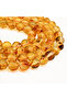 Baltic Amber Rosary with Inclusions – 99 Beads 8mm Round Prayer Tasbih 32g - 5