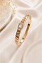 316L Steel Baguette Model Special Design Zircon Stone Women's Bracelet