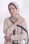 Dama K Patterned Aqua Soft Shawl 4076 - Dark Blue - 2