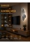 Decorative 12W Indoor Chrome Case 3 Color Light Modern Wall Sconce Electric 2 Pcs - 4