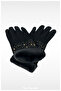 Women's Gloves with Miflon and Stone Decorations inside