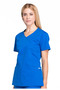 Ww655 Women's Scrubs Top – Imported, Mock Wrap Design, V-Neck, 2 Pockets, and Relaxed Fit Doctor/Nurse Top - 3