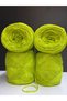 Pistachio Green Italian Mercerized, Pistachio Green Floss Flakes (5 Layers of Wrapping) (Summer, Seasonal) Knitting Yarn 200Gr - 2