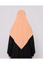 Women’s Hijab – Elegant Modest Islamic Headscarf for Muslim Women, Full-Coverage Hijab with Stylish Stitched V-Shape Detail - 4