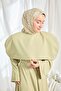 Twill Silk Scarf Geometric Powder - 2