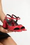 Sandals with Coated Heels 7cm Women's Shoes New Season - 4
