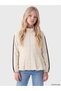 From UZG STORE: A Polka Dot Girls' Shirt with a Mock Neck for Fashion-Conscious Girls - 2