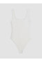 Esvab • Modern & Distinctive U Roba Collar Polka Dot Women's Bodysuit