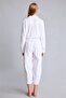 Barrel Fit Linen Blend Elastic Waist Elastic Leg Trousers I1195Ax26Hs - 7