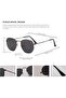 Hipster Polarized Hexagon Sunglasses for Men and Women, Small Polygon Geometric Design Metal Frame Sun Glasses - 3