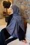 Cc Pattern Aura Cotton Jacquard Shawl Smoked - 4