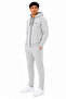 Men's Hooded Tracksuit Set Gray-210 - 3