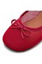 Women's Mesh Ballerina Shoes with Bow Detail, Lightweight, Comfortable, Daily Stylish Ballerina Shoes - 4