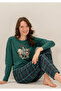 Mother-Daughter, Long Sleeve, (Sock Gift), Pajama Set - 3