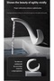 Bathroom Sink Faucet Waterfall New Modern Design White Color Imported with 7 Years Warranty - 4