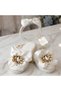 Pegu Crystal Stone Satin Bow Mother-Of-Pregnancy Slippers Crown Set, Handmade, Special Design, Bride, Bow, Maternity, Pregnant.. - 3