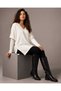 Women's Premium Soft Textured Loose Tunic Knitted Blouse