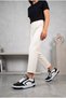 Women's White Black Sneaker Casual Sports Shoes 070 - 5