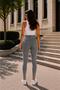 Women's High Waist Lycra Skinny Tight-Legged Pants - 3