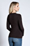 8546 Half Turtleneck Cashmere Micro Modal Ultra Light Long Sleeve Blouse - 5