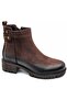 1950811K Women's Genuine Leather Short Boots with Ferkmular Sole - 4