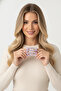 Marble Patterned Lilac Rectangular Hair Clip Set 2 Pieces - Stylish and Convenient - 4