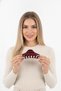 Shiny Burgundy Large Size Hair Clip Claw Clip Stylish and Convenient Hair Accessory for Women - 4