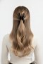 Shiny Black Large Size Hair Clip Claw Clip Stylish and Convenient for Women - 2