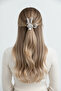 Rabbit Figured Hair Clip with Shiny Stones and Detailing - Stylish and Convenient - 2