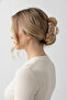Seashell Patterned Marble Look Yellow Striped Hair Clip - 3