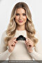 Black Knitted Patterned Oversized Hair Clip Claw Clip Women's Accessory - 4
