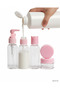 Zngzrmll 5 Piece Travel Size Cosmetic Set (205834) Transparent Organizer - 3