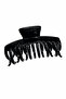 Black Shiny Large Size Hair Clip Claw Clip Stylish and Practical Hair Accessory for Daily Use