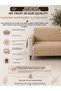 Self-Patterned Plump Chenille Sofa Cover Non-Slip Washable - 170 X 210 - - 3
