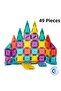 Travel Type Metal Boxed Mini Magnetic Building Blocks 3D Puzzle 49 Pieces 3.75 cm - 3