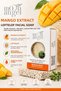 Pumpkin Fiber Soap with Mango Extract Moisturizing and Nourishing Skin Care Soap