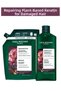 Repairing Herbal Keratin Prebiotic Vegan Shampoo Set for Damaged Hair 300 ml + 600 ml