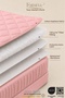 Premium Powder 100% Cotton Quilted Fitted Full Edge Waterproof Mattress Protector Mattress Cover All Sizes - 2
