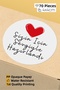 70 Pieces Gift Package Sticker Set Label Packaging 4X4 70 Pieces