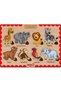 Wooden Turkish Farm Animals-Jungle Animals-Sea Creatures-Dinosaurs Set of 4 Animals Educational-Learning Puzzle - 5
