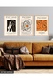 Picasso Works 3 Pieces Wooden Framed Painting Act - 4