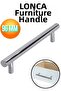 Lonca 96 mm (9.6 cm) Metal Shiny Chrome Furniture and Kitchen Cabinet Drawer Handle Cupboard Handle Stylish Design Handle