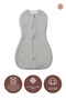Oeko-Tex Certified Muslin Swaddle 0-6 Months 100% Cotton 4-Layer Zippered Baby Swaddle - 2