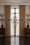 Bej Blackout Luxury Sun-Proof Curtain-One Piece-Thermal